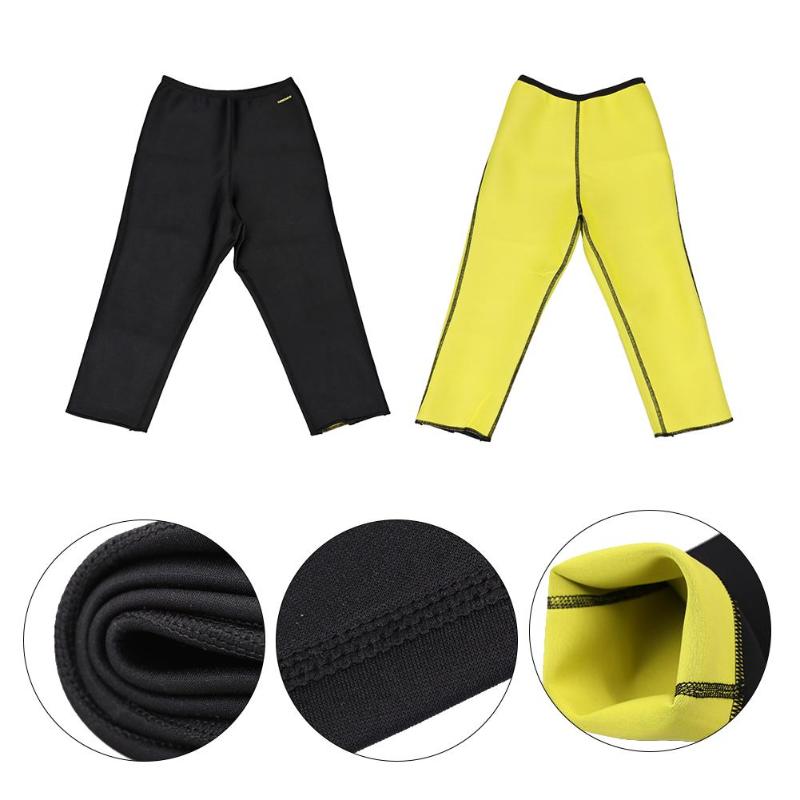 Running Yoga Shorts Pants Outdoors Training Weight Loss Sports Trousers Tights Diving material Slimming Warm-keeping Sport Pants-ebowsos