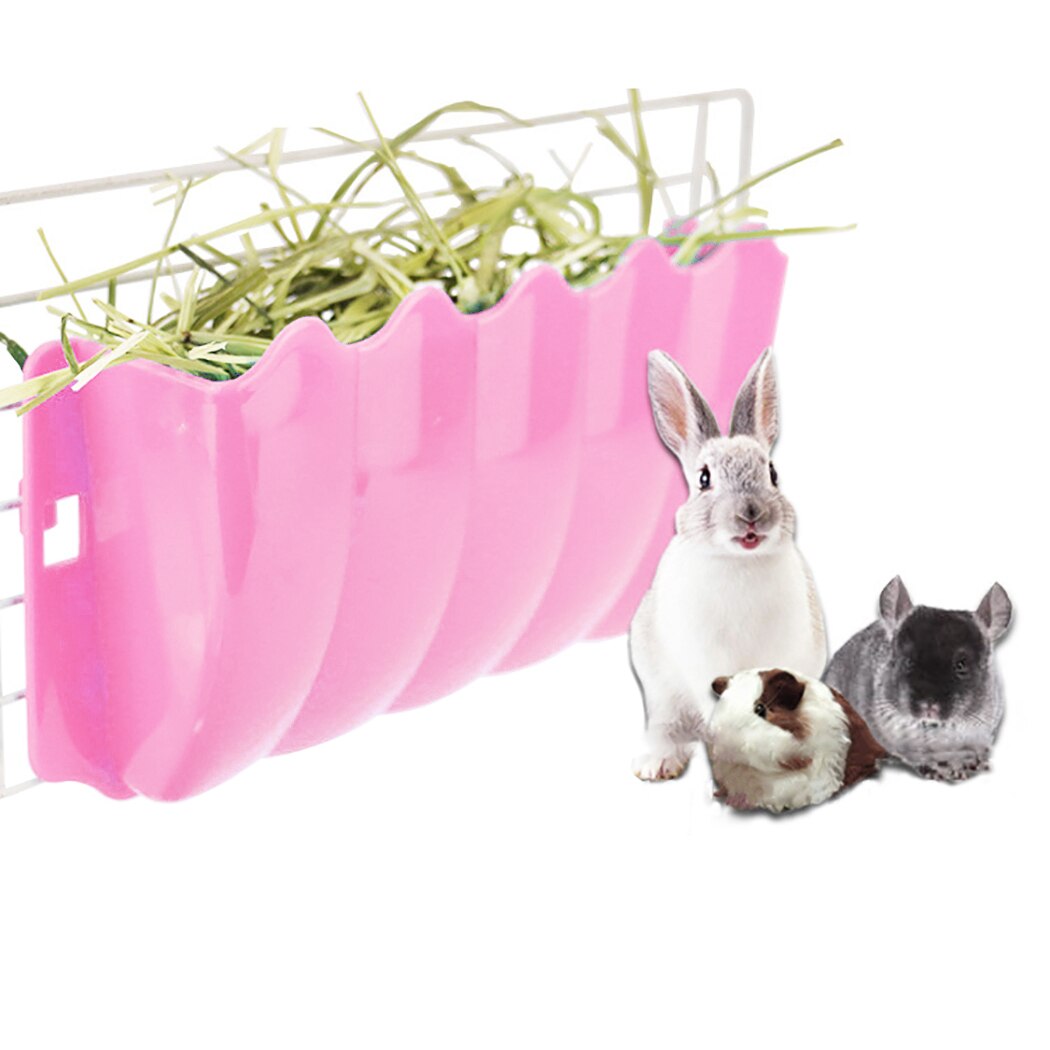 Safety Small Pet Rabbit Hanging Feeder Creative Multipurpose Wall Mounted Feeding Bowl Hay Feeder Pet Feeding Supplies-ebowsos