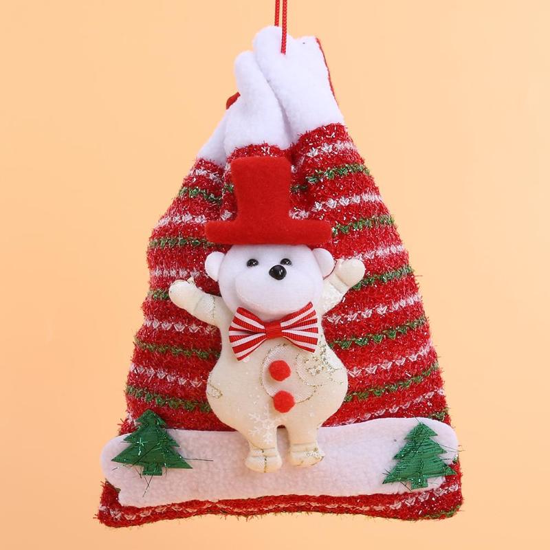 Santa Claus bag Christmas gift bag thicken non-woven Christmas gift bag - ebowsos