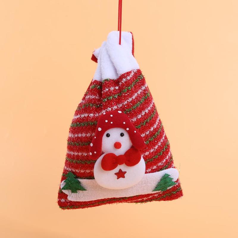 Santa Claus bag Christmas gift bag thicken non-woven Christmas gift bag - ebowsos