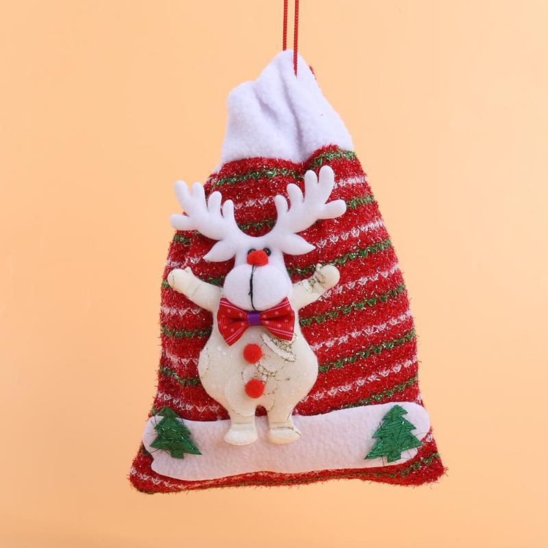 Santa Claus bag Christmas gift bag thicken non-woven Christmas gift bag - ebowsos