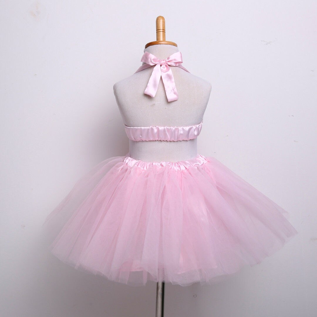 Sequins Baby Girls Kids Dress Party Formal Gown Bridesmaid Tulle Tutu Bow Dresse - ebowsos