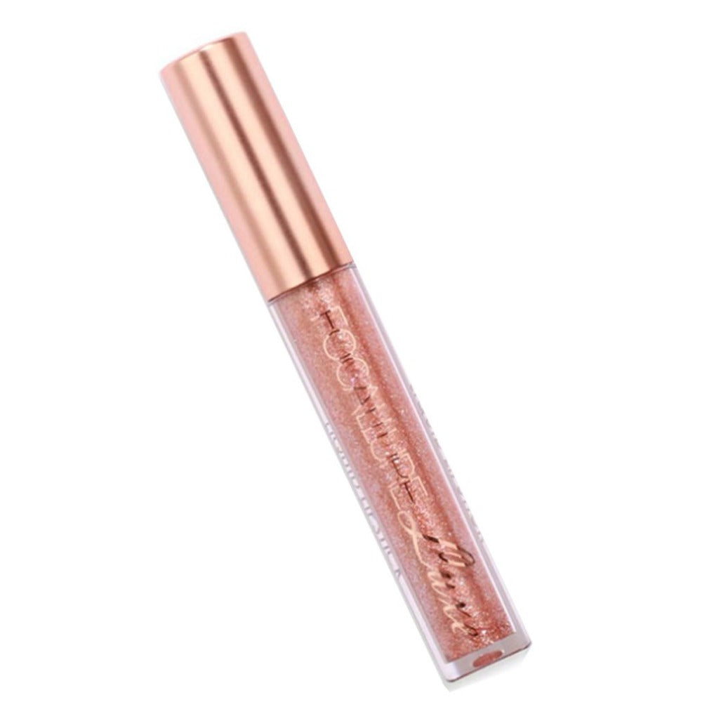 Sexy Girls Waterproof Lip Gloss Metallic Moisturizing Lasting Non-marking Lips Stick Cosmetics Makeup Tool Bright Color - ebowsos