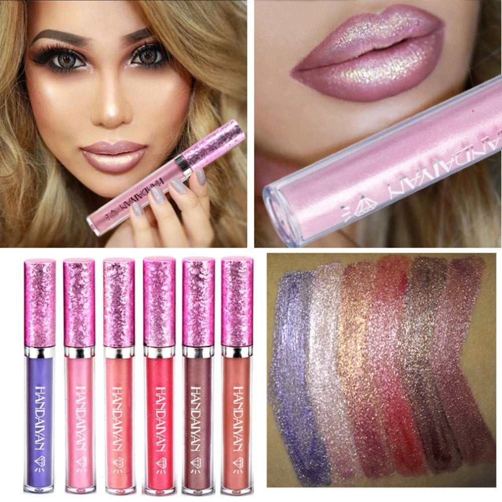 Sexy Lip Gloss Liquid Lipstick Long Lasting Waterproof Shimmer Lipstick Mermaid Lips Makeup Lips Stick Cosmetics Makeup Tool New - ebowsos