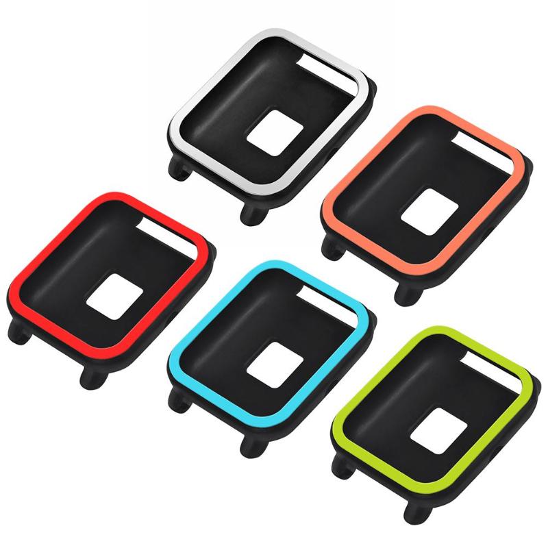Silicone Full Coverage Smart Watch Protector Case Frame PC Case Cover Shell for Amazfit Bip Youth Smart Watch High Quality - ebowsos