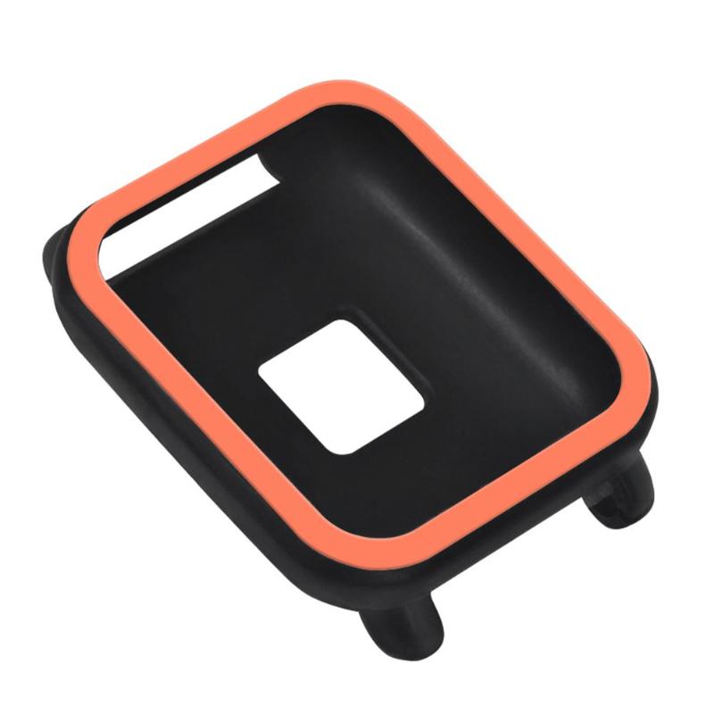 Silicone Full Coverage Smart Watch Protector Case Frame PC Case Cover Shell for Amazfit Bip Youth Smart Watch High Quality - ebowsos