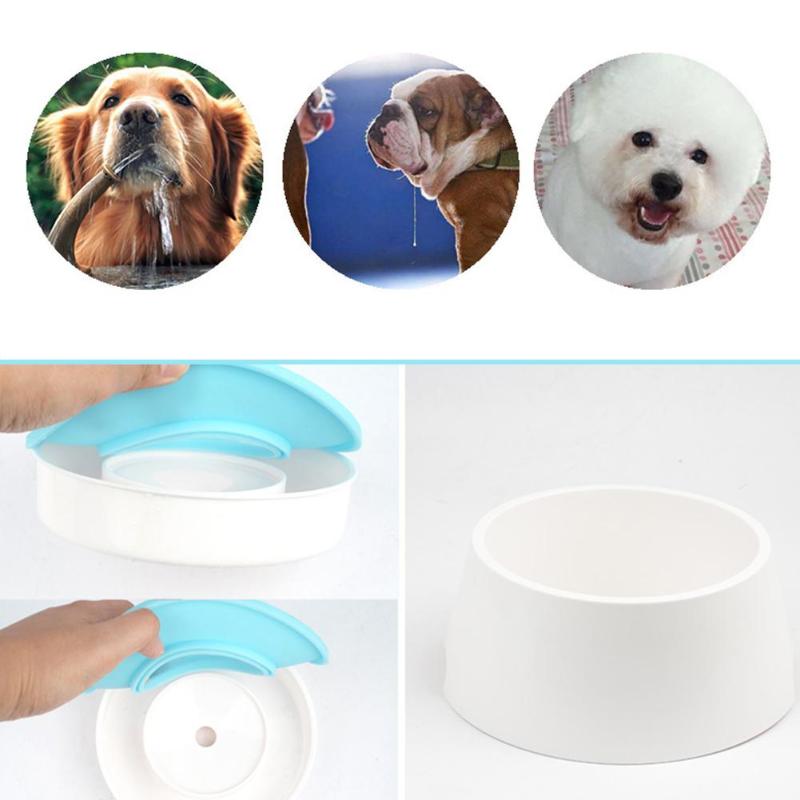 Silicone Pet Not Wet Mouth Floating Drinking Bowls Dog Cat Feeding Drinker Dispenser Water Feeders Bowl Cat Bowl Pet Supplies - ebowsos