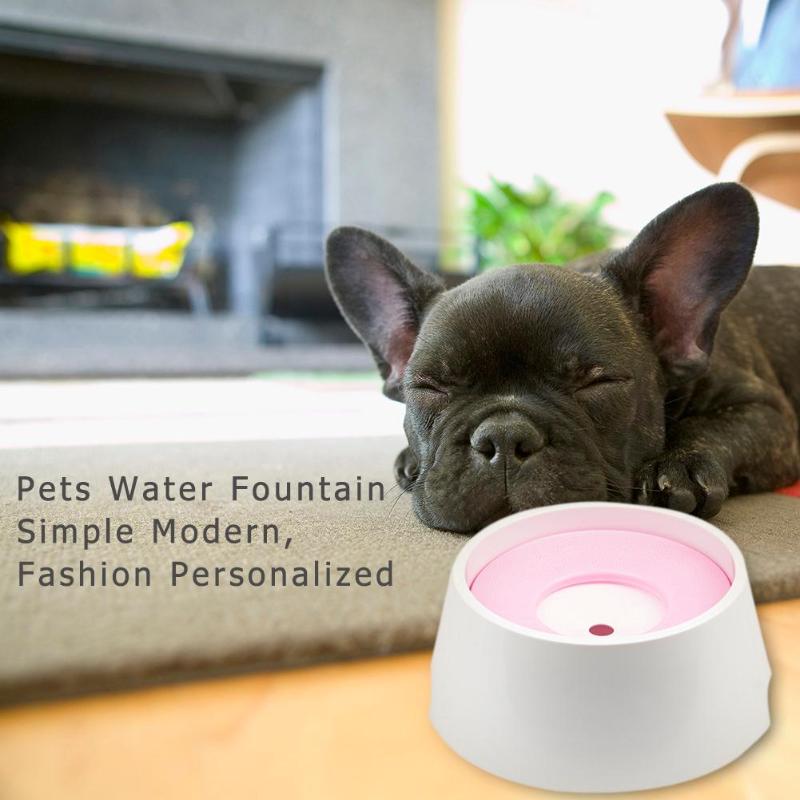 Silicone Pet Not Wet Mouth Floating Drinking Bowls Dog Cat Feeding Drinker Dispenser Water Feeders Bowl Cat Bowl Pet Supplies - ebowsos