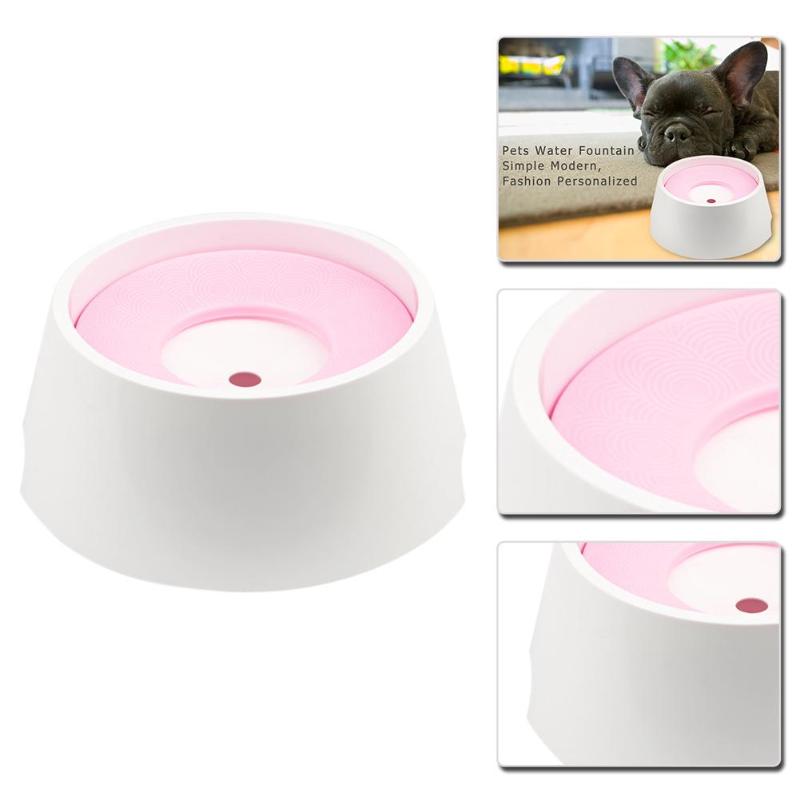 Silicone Pet Not Wet Mouth Floating Drinking Bowls Dog Cat Feeding Drinker Dispenser Water Feeders Bowl Cat Bowl Pet Supplies - ebowsos