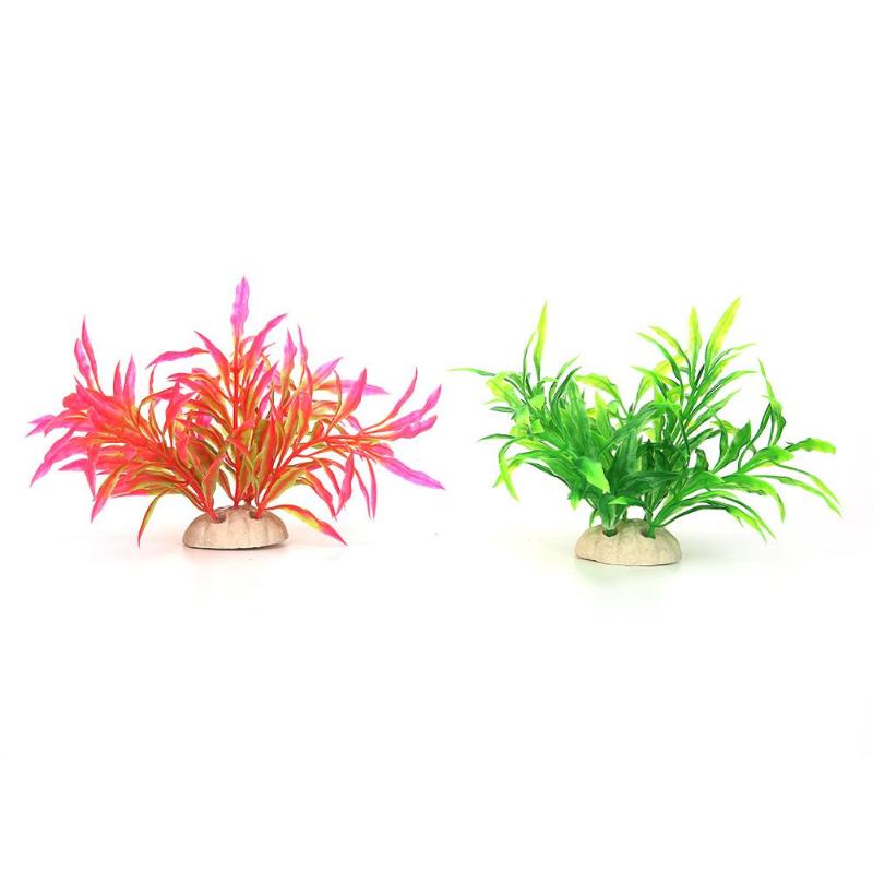 Simulation Water Grass Artificial Underwater Plant Fish Tank Aquarium Decor - ebowsos