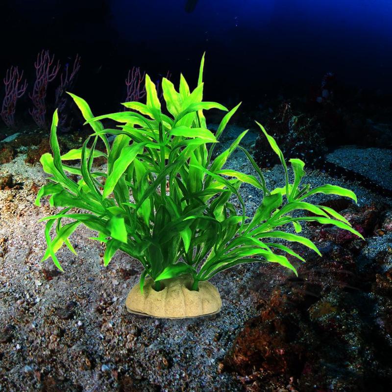 Simulation Water Grass Artificial Underwater Plant Fish Tank Aquarium Decor - ebowsos