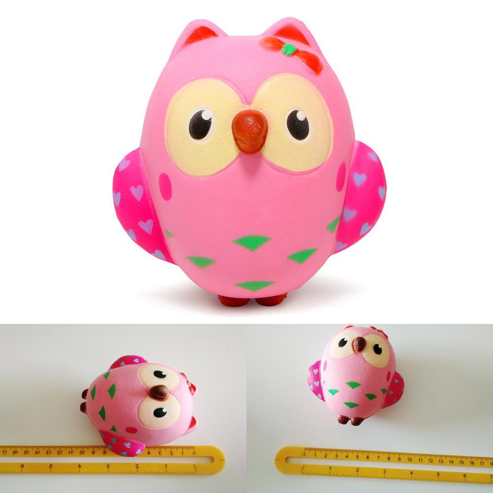 Slow Rising Toy Owl Shape Relieves Stress Toy Decompression Squeeze Toy for Children Adults Anxiety Attention-ebowsos