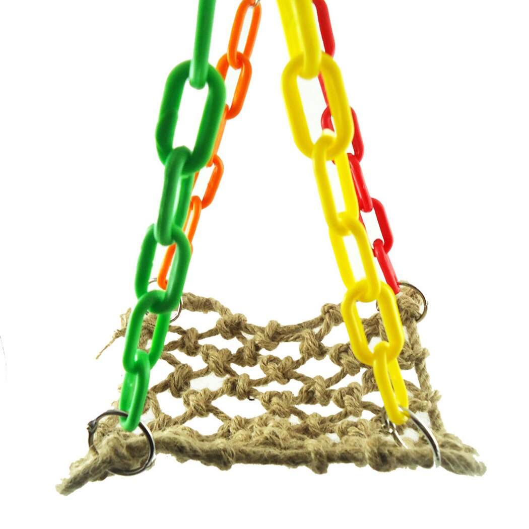 Small Pet Hanging Toy Bird Chew Toy Parrot Parakeet Budgie Cockatiel Cage Hammock Swing Toy Bird Nest Hanging Bed Accessories-ebowsos