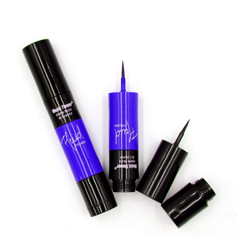 Smooth Liquid Eyeliner Pen Long Lasting Quick Dry Waterproof Beauty Makeup Cosmetic Tool Sweat-proof Eye Line Pen - ebowsos