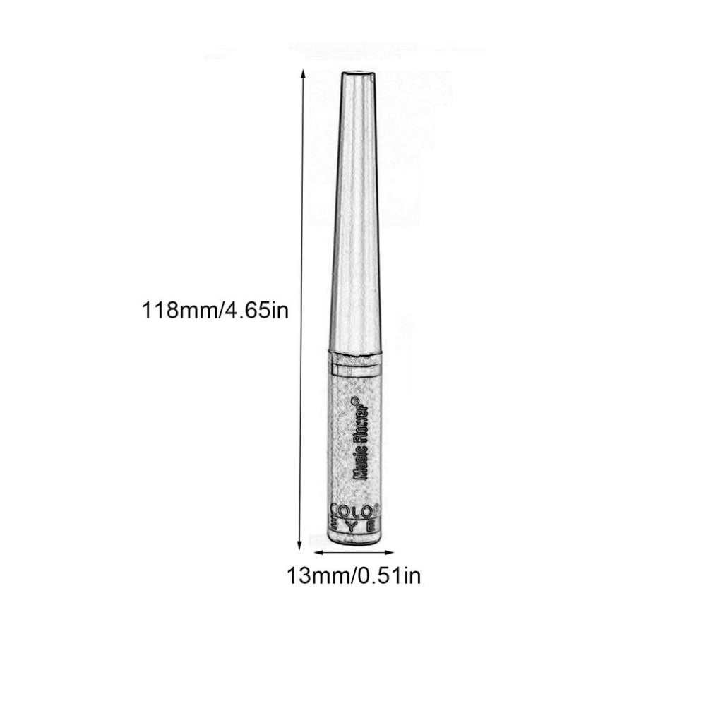 Smooth Liquid Eyeliner Pen Long Lasting Quick Dry Waterproof Beauty Makeup Cosmetic Tool Sweat-proof Eye Line Pen - ebowsos