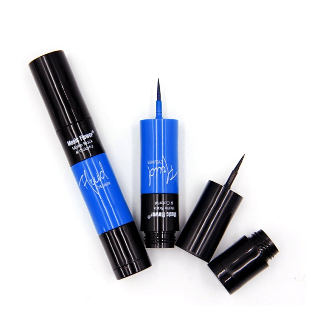 Smooth Liquid Eyeliner Pen Long Lasting Quick Dry Waterproof Beauty Makeup Cosmetic Tool Sweat-proof Eye Line Pen - ebowsos