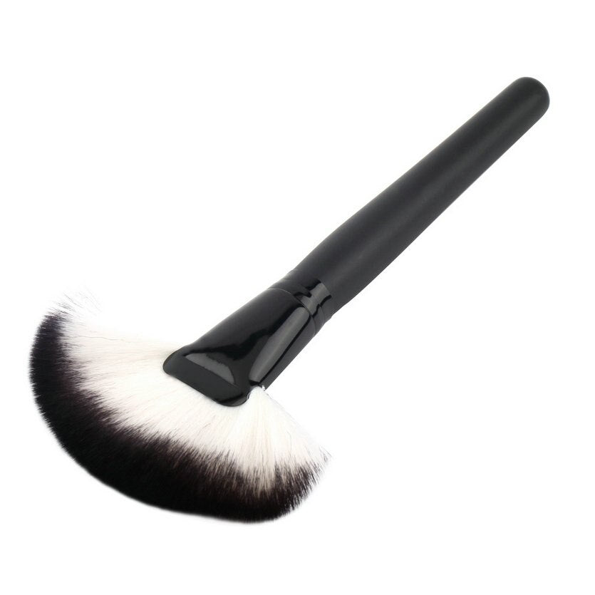 Soft Makeup Large Fan Brush Blush Powder Foundation Make Up Tool big fan Foundation Cosmetics brushes Drop Shipping Wholesale - ebowsos