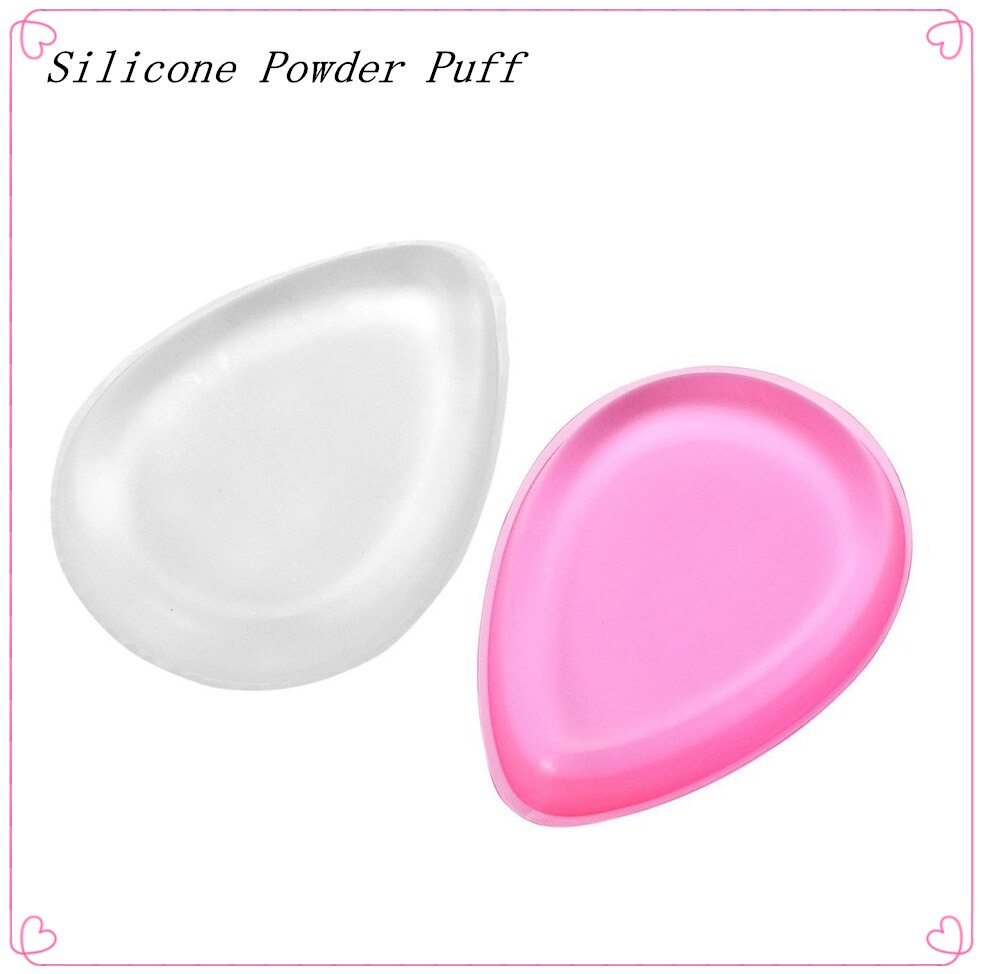 Soft Silicone Powder Puff Water Drop Shaped Makeup Foundation Puff Liquid Powder  Cosmetic Essentials for Women - ebowsos