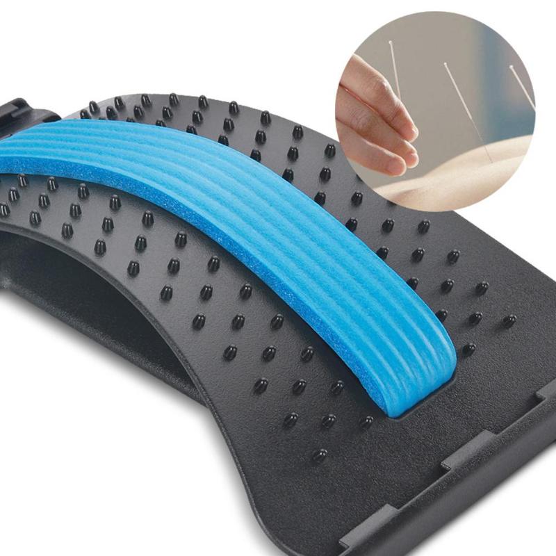 Spine Pain Relief Lumbar Traction Stretching Device Waist Spine Relax Back Massage Board Prevention Lumbar Disc Herniation Brace-ebowsos