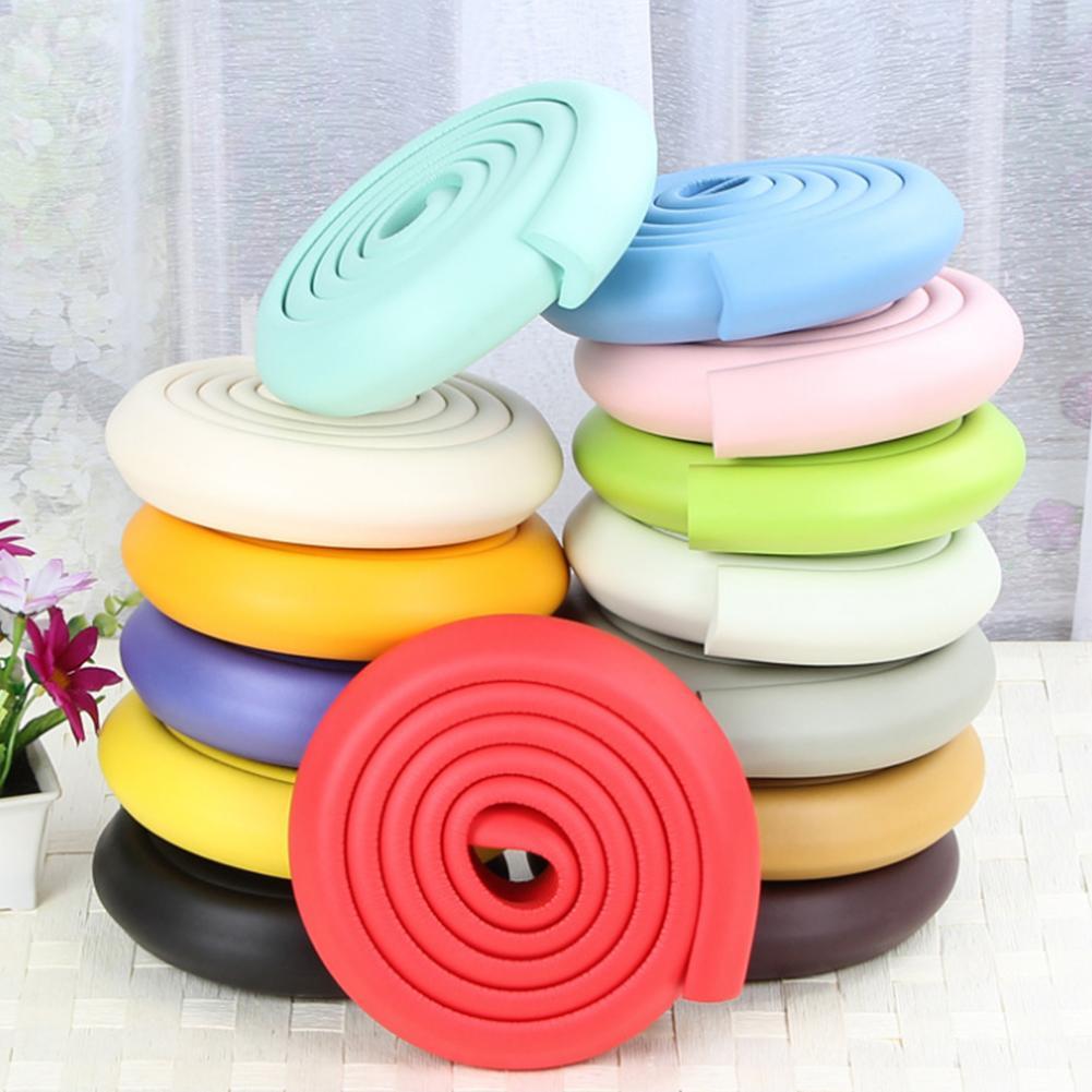 Sponge Bar With Tape Anti Bump Collision Sponge Child Safety Desk Table Corner Protection Baby Infant Protector Sponge Bars-ebowsos