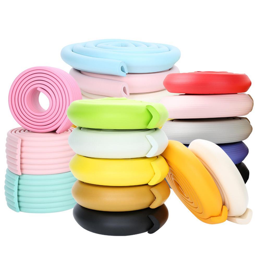 Sponge Bar With Tape Anti Bump Collision Sponge Child Safety Desk Table Corner Protection Baby Infant Protector Sponge Bars-ebowsos