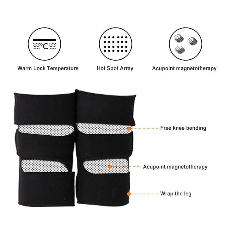 Spontaneous Magnetic Knee Warm Heating Gear Thermal Therapy Arthritis Protector Necessary Outdoor Fitness Shaping Supplies-ebowsos