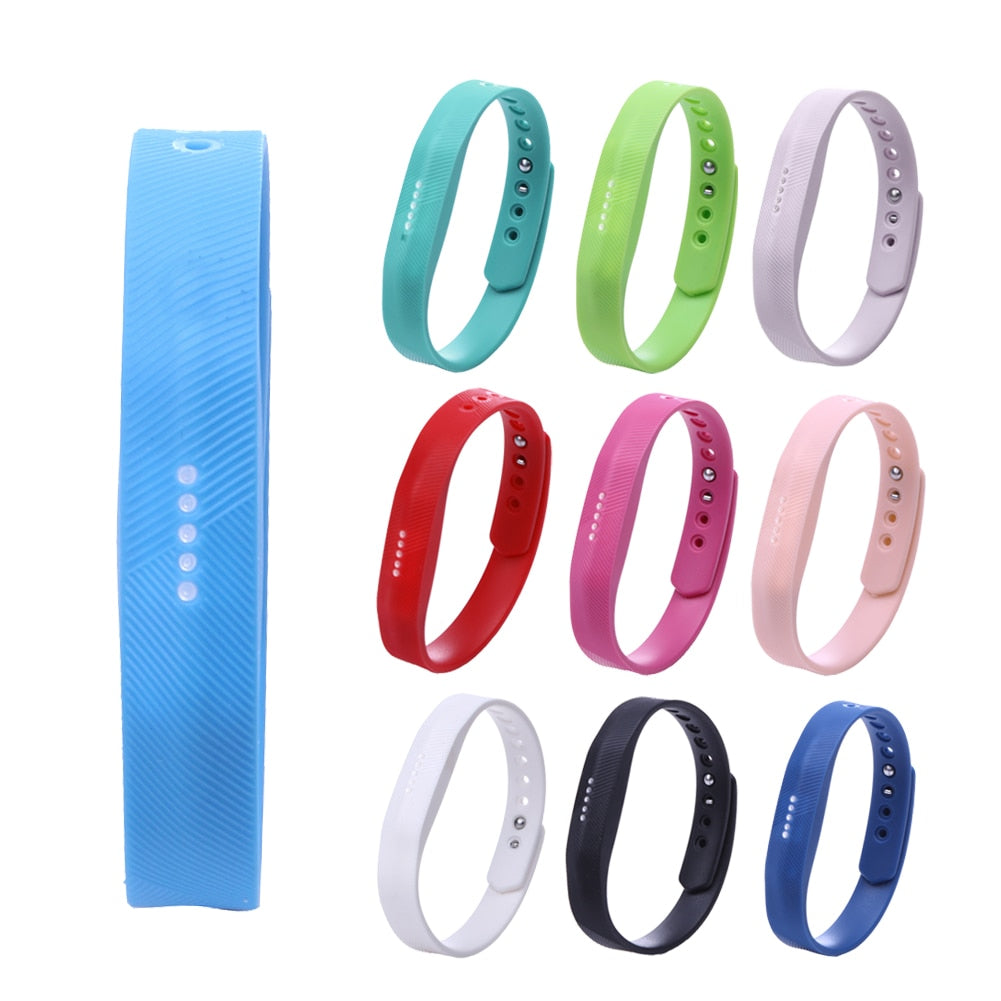 Sport Silicone Wrist Band Strap Bracelet For Fitbit Flex 2 Smart Watch Wristband - ebowsos