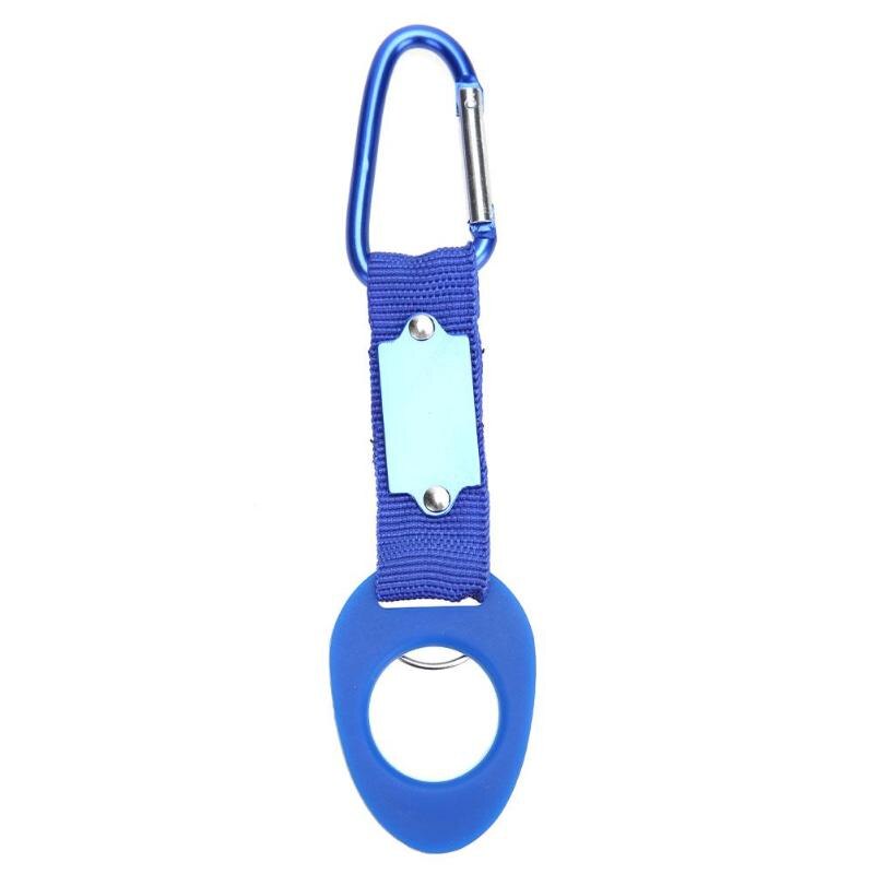 Sports Sports Outdoor Kettle Buckle Carabiner Water Bottle Holder Camping Hiking Aluminum Rubber Nylon Buckle Hook-ebowsos