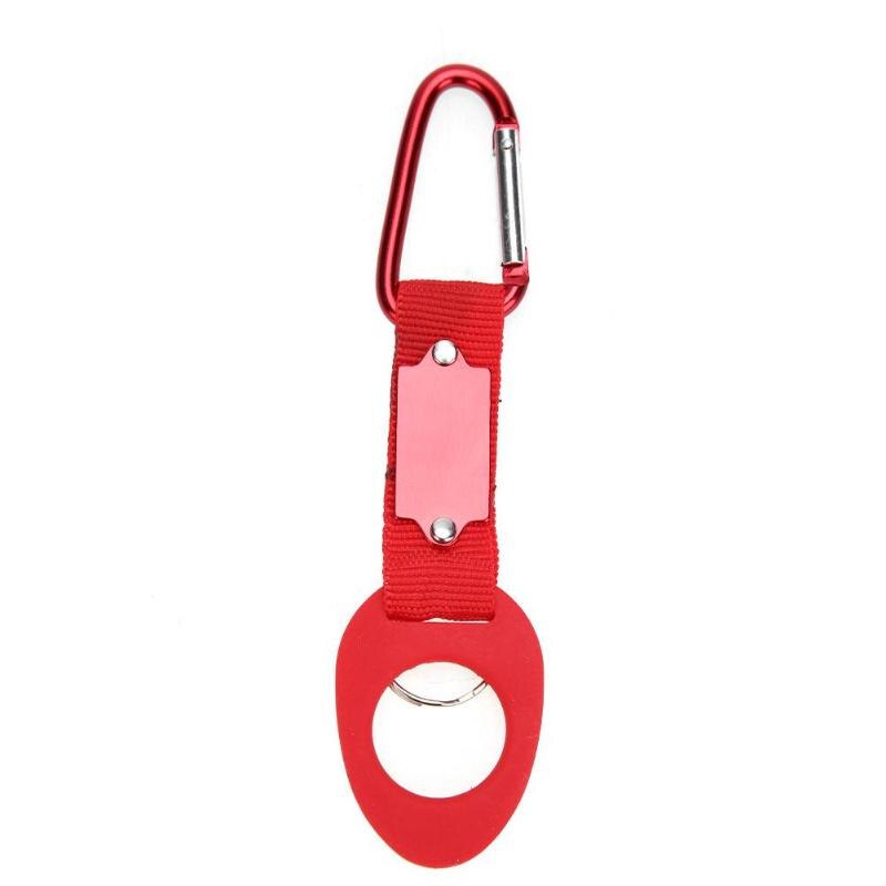 Sports Sports Outdoor Kettle Buckle Carabiner Water Bottle Holder Camping Hiking Aluminum Rubber Nylon Buckle Hook-ebowsos