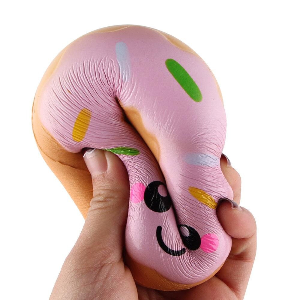 Squeeze Squeeze Doughnut Cream Scented Squeeze Slow Rising Squeeze anti-stress soft toys funny gadgets kawaii smile Face Toy-ebowsos