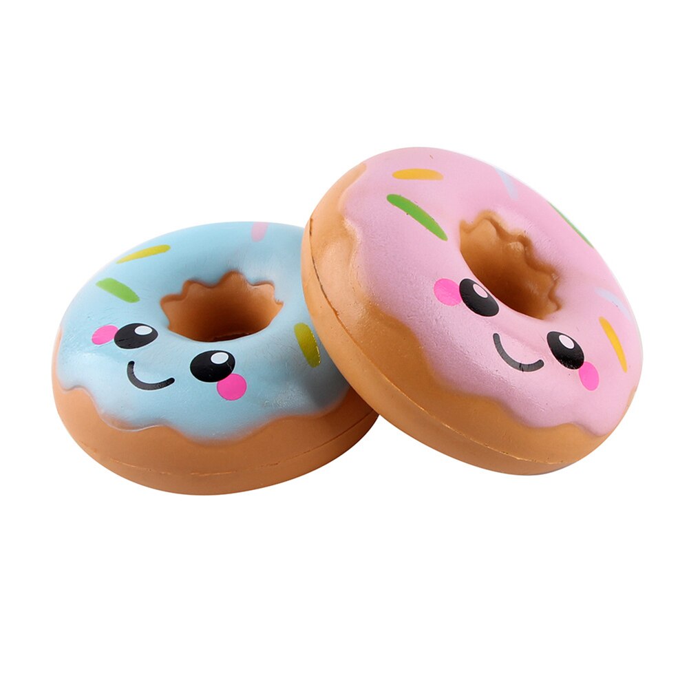 Squeeze Squeeze Doughnut Cream Scented Squeeze Slow Rising Squeeze anti-stress soft toys funny gadgets kawaii smile Face Toy-ebowsos