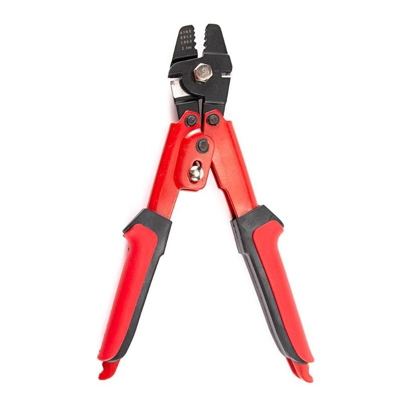 Stainless Steel Fishing Pliers Fishing Crimping Heavy Duty Hand Crimper with 4 Crimping Positions+2 Hardened Steel Side Cutters-ebowsos