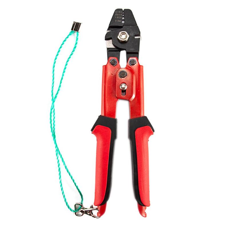 Stainless Steel Fishing Pliers Fishing Crimping Heavy Duty Hand Crimper with 4 Crimping Positions+2 Hardened Steel Side Cutters-ebowsos