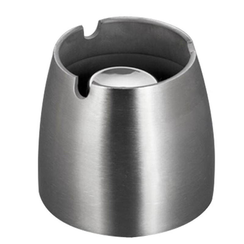 Stainless Steel Taper Ashtray Cigarette Cigar Smoking Smoke Cup Ash Tray - ebowsos