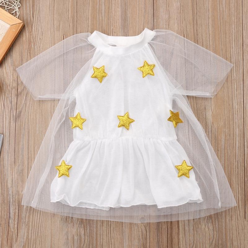 Star Children Princess Clothing Baby Girls Lace Tutu Tulle Dress For Girls Princess Dresses Outfits Clothes - ebowsos