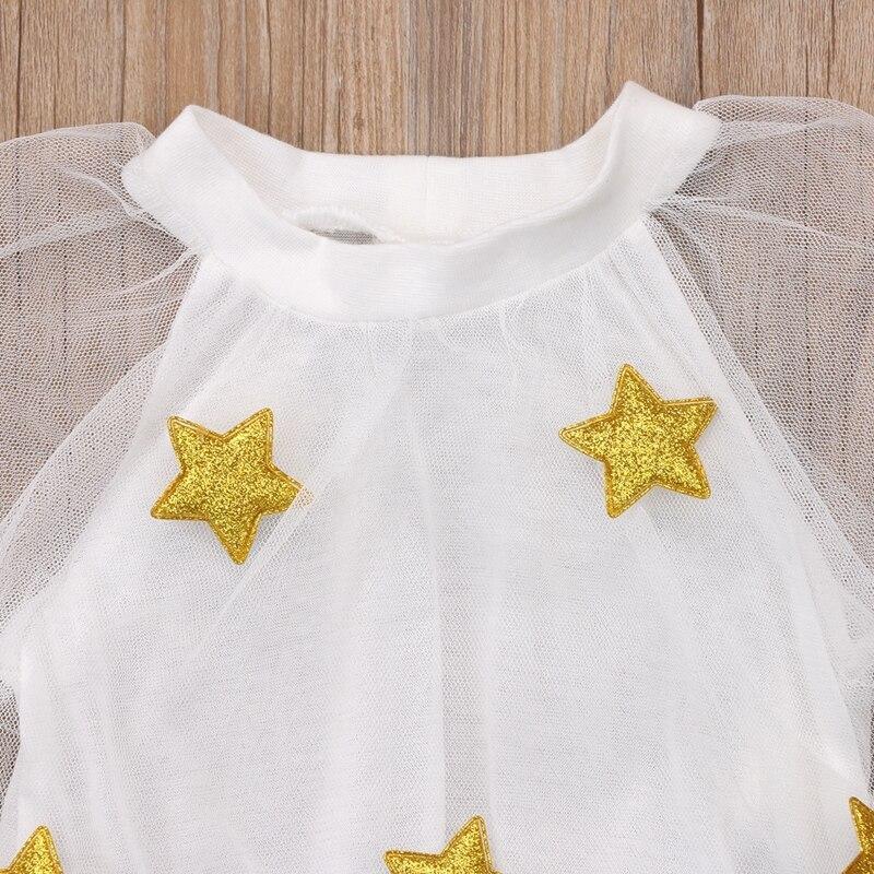 Star Children Princess Clothing Baby Girls Lace Tutu Tulle Dress For Girls Princess Dresses Outfits Clothes - ebowsos