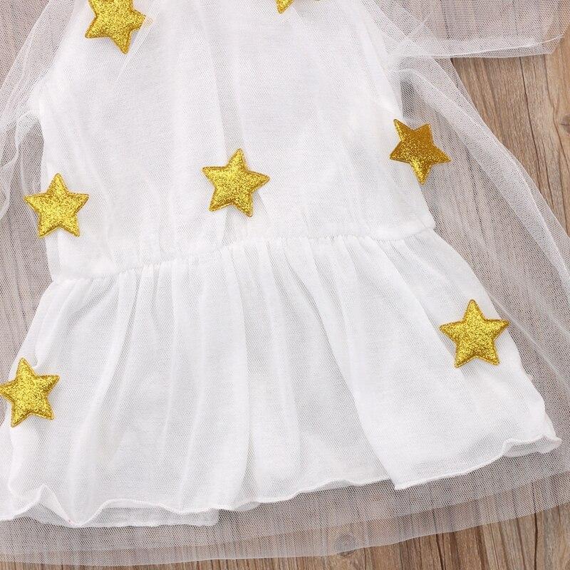 Star Children Princess Clothing Baby Girls Lace Tutu Tulle Dress For Girls Princess Dresses Outfits Clothes - ebowsos