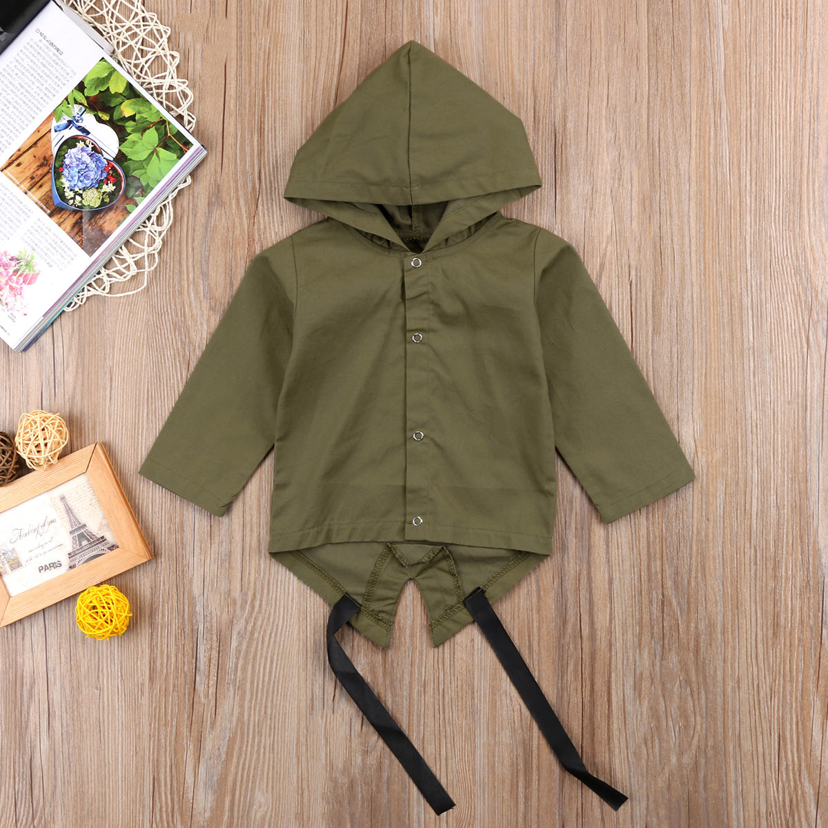 Stock Fashion Baby Kids Long Sleeve Hooded Coat Letter Boys Toddler Coat Outerwear Jacket 0-24M - ebowsos