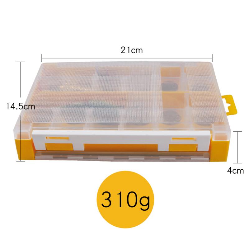 Storage Box Fly Fishing Lures Bait Hook Case Organizer Portable Lure Fishing Tackle Tool Accessories Equipment Tool-ebowsos