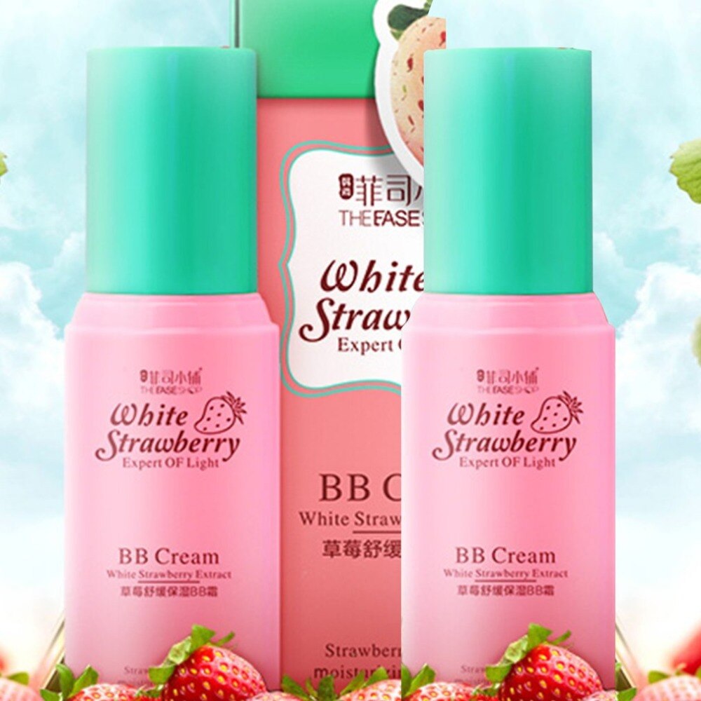 Strawberry Soothing Moisturizing BB Cream - ebowsos