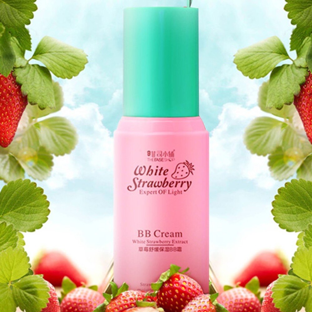 Strawberry Soothing Moisturizing BB Cream - ebowsos