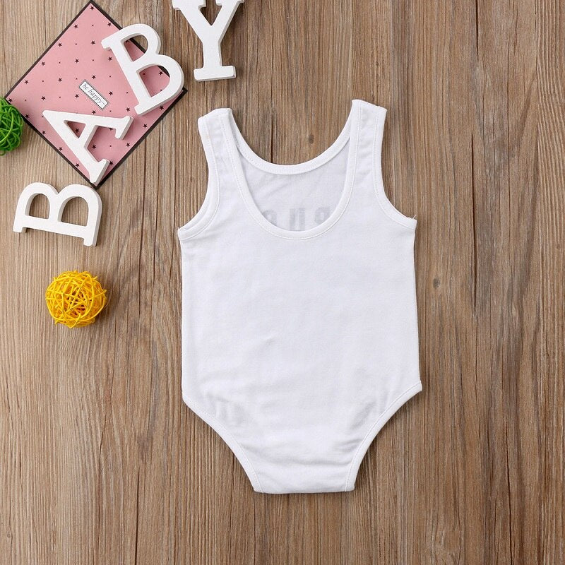 Summer Cartoon Infant Clothes Newborn Baby Boy Girl Bulldog Print Vest Short Sleeve Romper Jumpsuit Clothes Outfit Baby Clothing - ebowsos