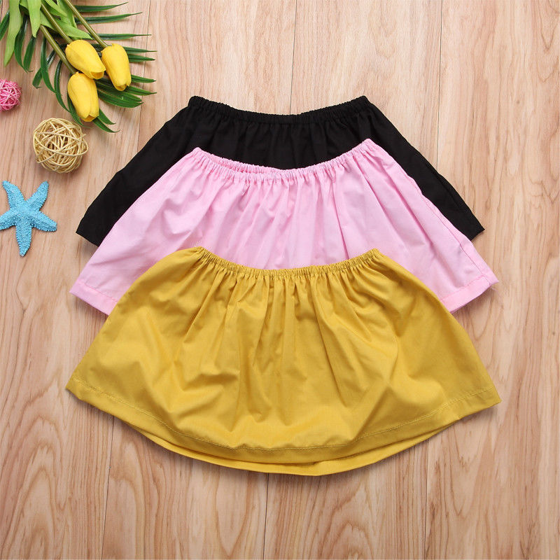 Summer Children Clothing Baby Girls Tube Tops Sleeveless Cotton T-shirts Summer Casual Tee Costume 0-24M - ebowsos