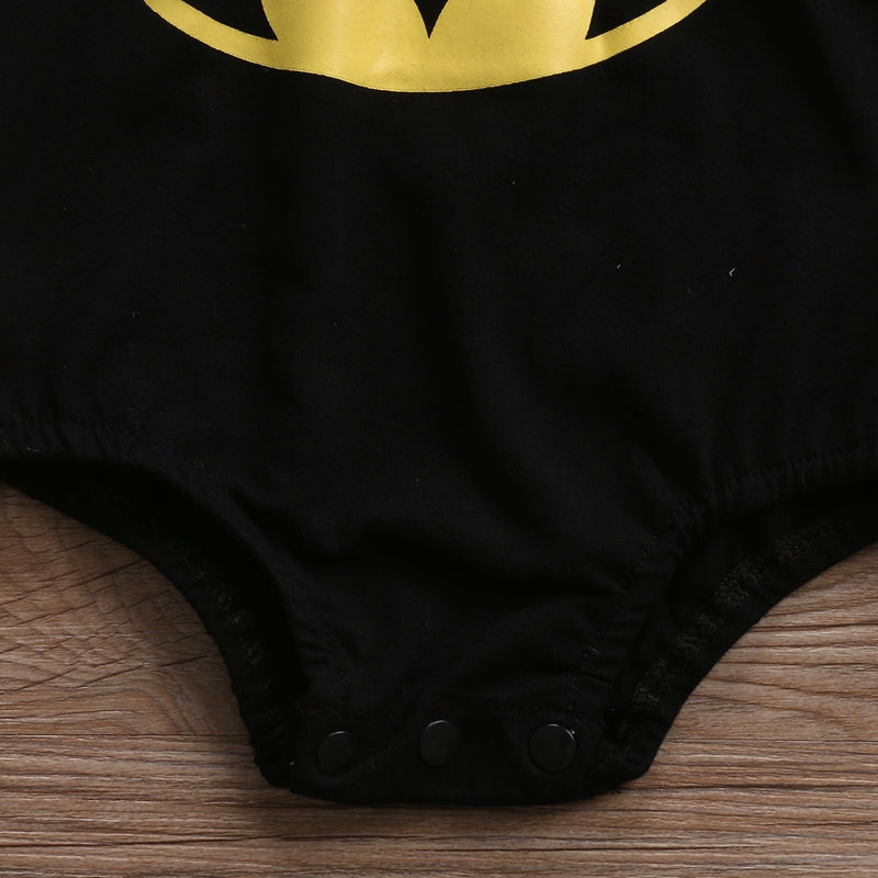 Summer Children Clothing Bodysuit Newborn Infant Baby Girls Batman Cartoon Bodysuit Jumpsuit Outfit Clothes - ebowsos