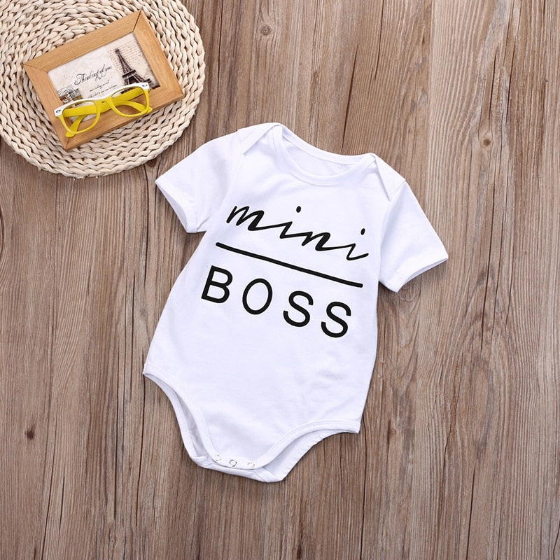 Summer Children Clothing Cute Cotton Newborn Baby Girl Boy Clothes Bodysuit Jumpsuit Playsuit Outfits - ebowsos