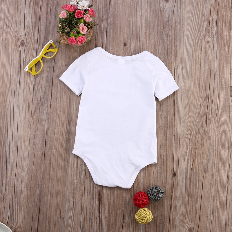 Summer Children Clothing Cute Newborn Infant Baby Boys Girls Bodysuit Jumpsuit Outfits Sunsuit Clothes - ebowsos