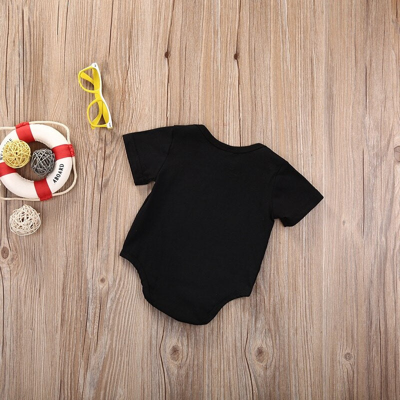 Summer Children Clothing Girls Suit Baby Boy Little Brother Tops Bodysuit Short Sleeve Jumpsuit Outfits One-pieces - ebowsos