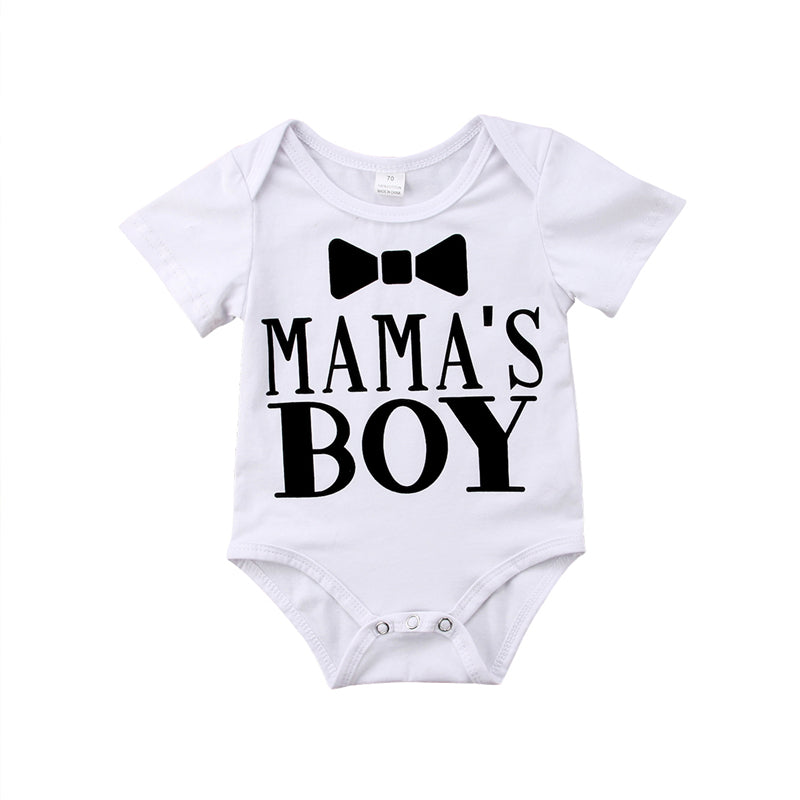 Summer Cotton Newborn Infant Clothes Baby Boys Girl Short Sleeve Romper Jumpsuit Summer Clothes Outfit - ebowsos