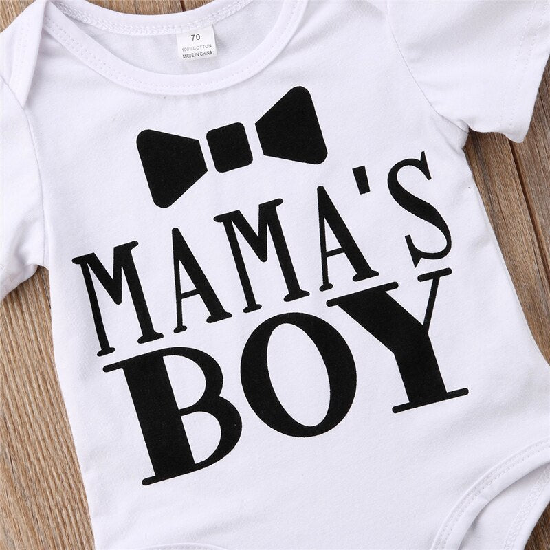 Summer Cotton Newborn Infant Clothes Baby Boys Girl Short Sleeve Romper Jumpsuit Summer Clothes Outfit - ebowsos