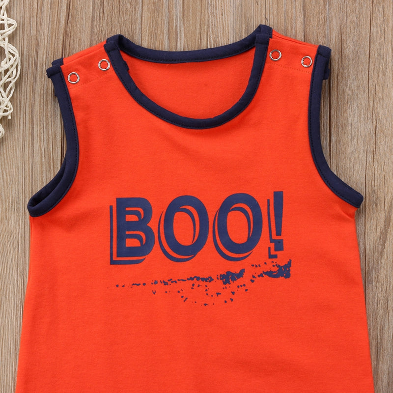 Summer New Style Baby Boys Clothes Newborn Baby Boys Kids Sleeveless Top Outfit Romper Jumpsuit Clothes - ebowsos